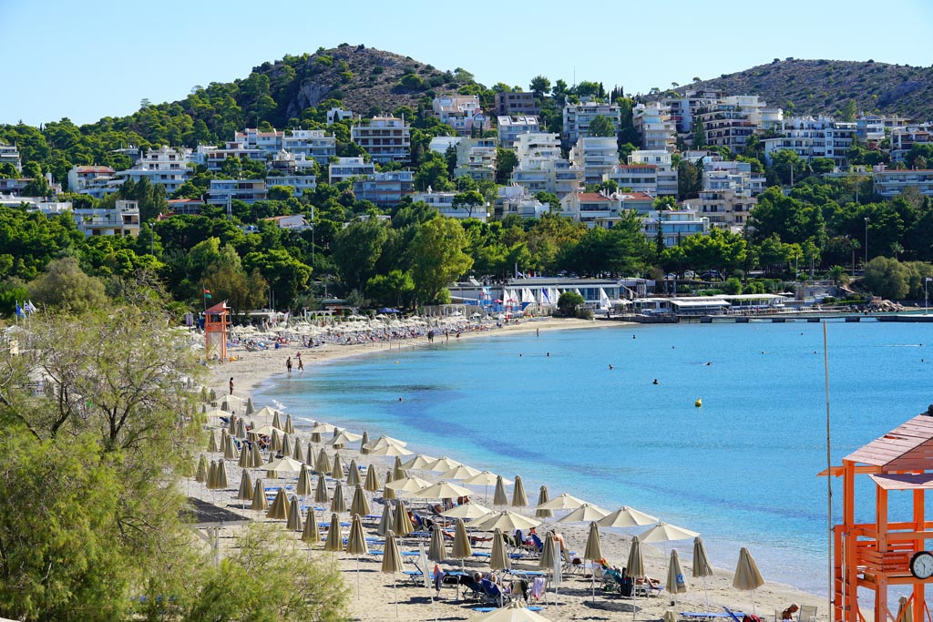 Vouliagmeni, beautiful seaside town near Athens, Greece